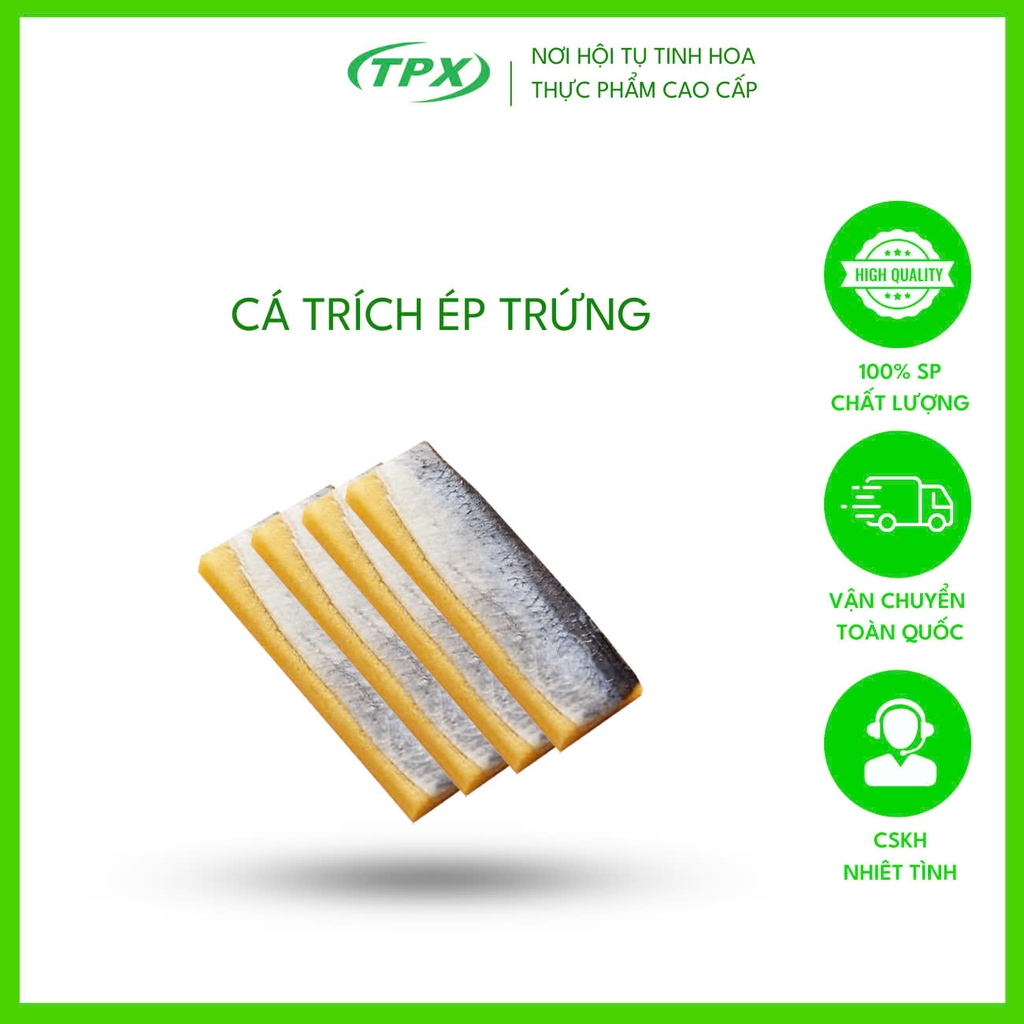 CÁ TRÍCH ÉP TRỨNG