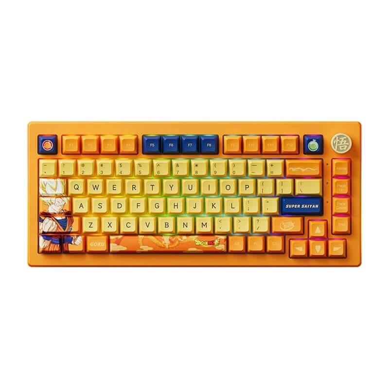 Bàn phím cơ không dây AKKO 5075B Plus Dragon Ball Super – Goku