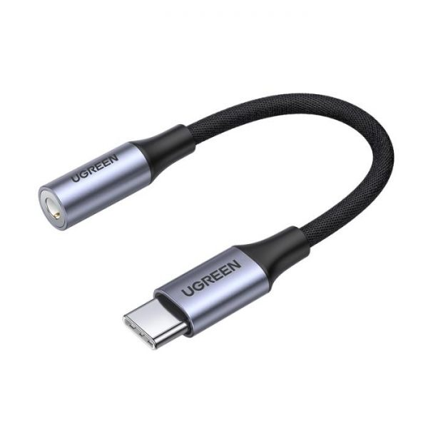 Cáp chuyển đổi âm thanh USB Type-C ra 3.5mm có chip DAC Ugreen 80154