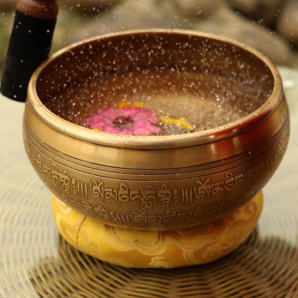 Chuông xoay tỉnh thức - Nepal Singing Bowl (mẫu Omani 2 )