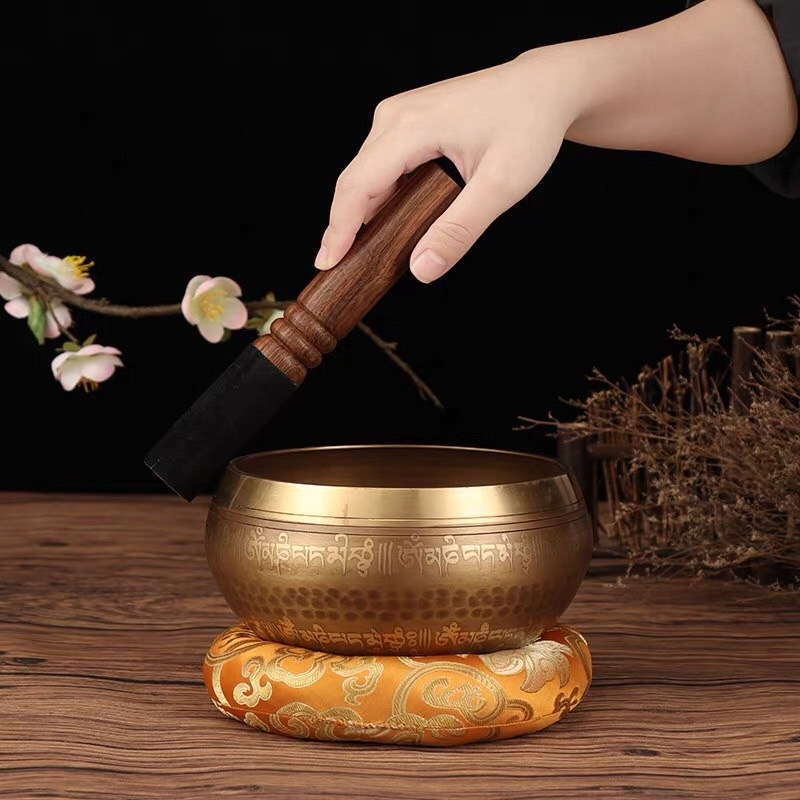 Chuông xoay tỉnh thức - Nepal Singing Bowl (mẫu Omani 2 )