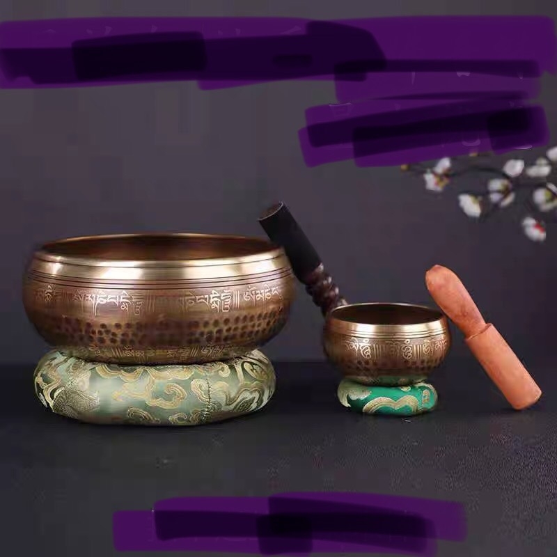 Chuông xoay tỉnh thức - Nepal Singing Bowl (mẫu Omani 2 )