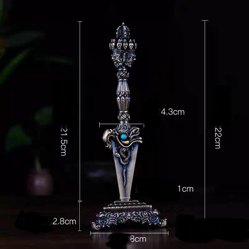 ĐAO KIM CANG PHỔ BA VAJRAKILAYA - 22cm