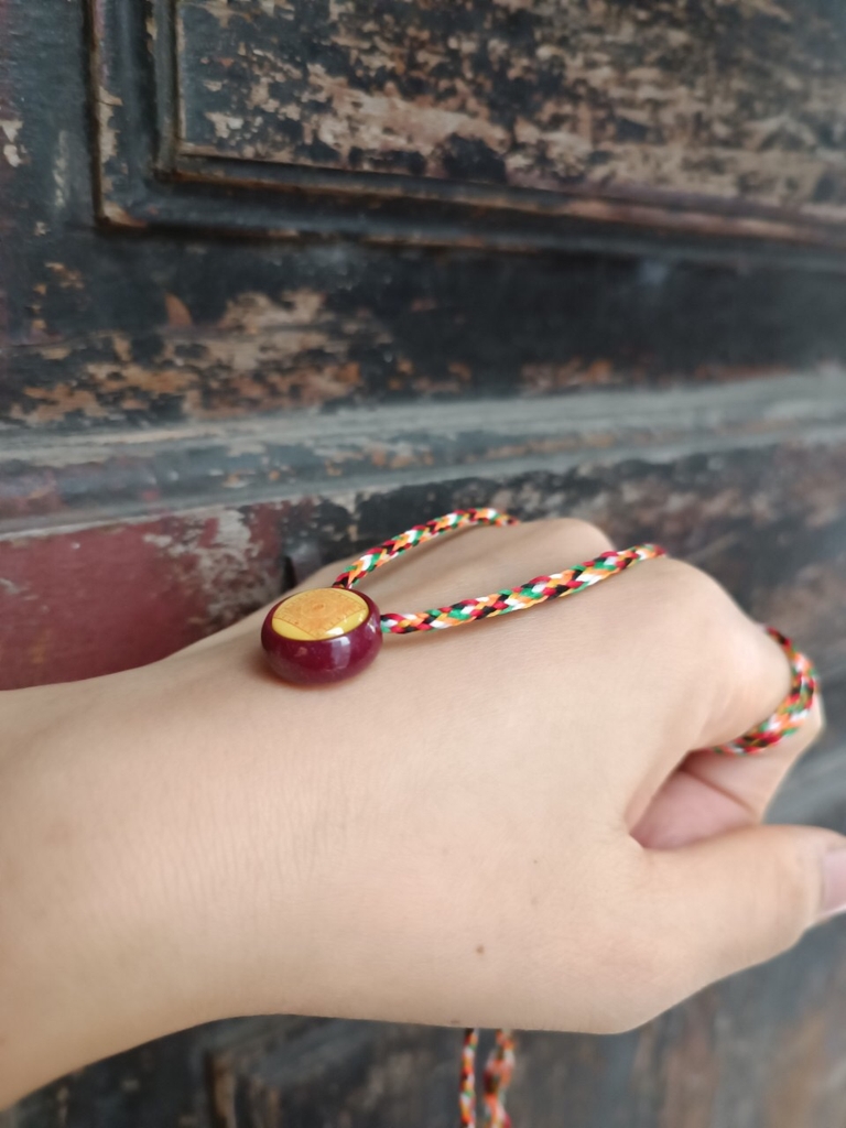 Mặt Dây Chuyền Chú Lăng Nghiêm bằng đá Chusa
