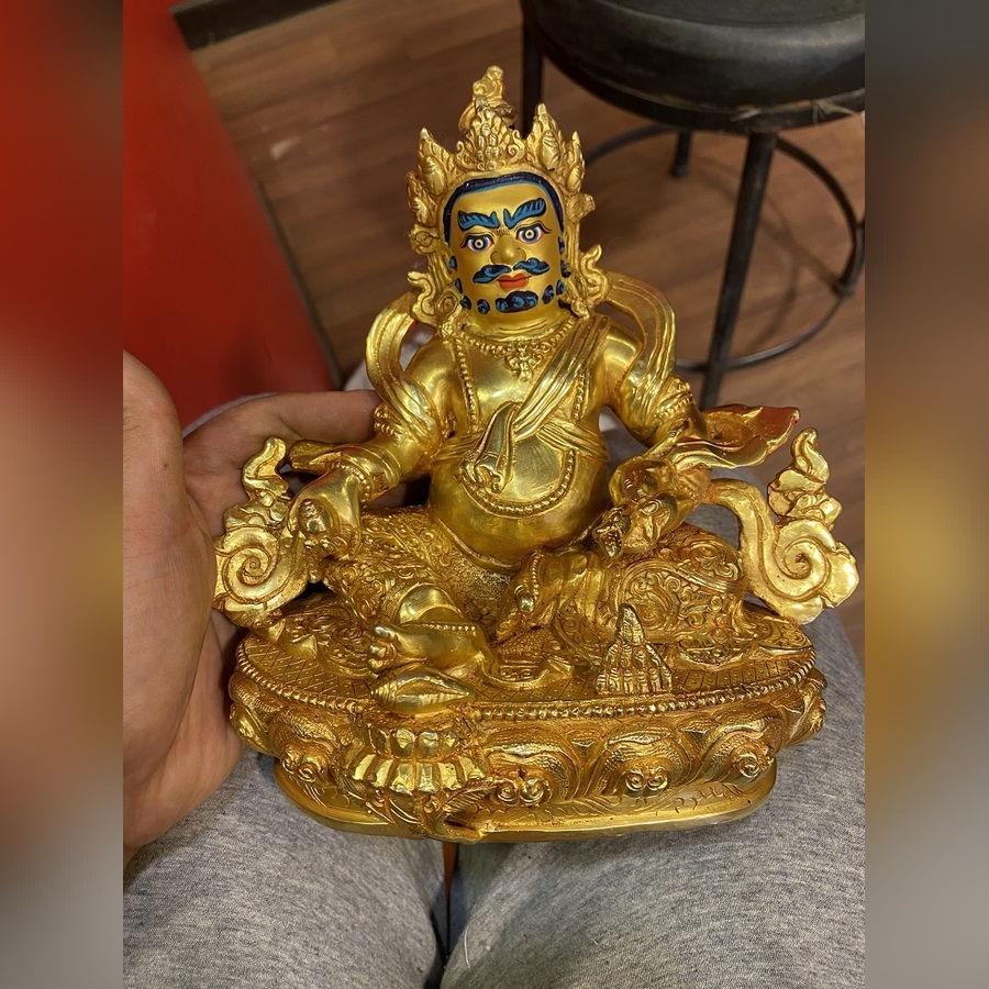Tôn tượng Hoàng Thần Tài Dzambala 20cm