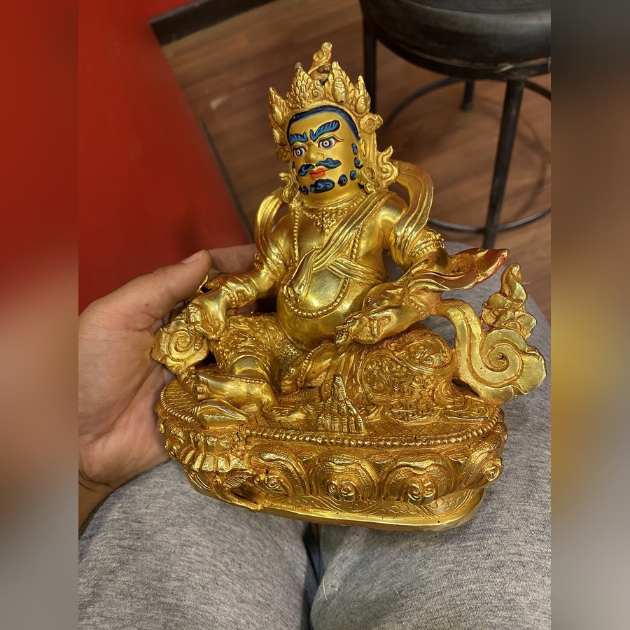 Tôn tượng Hoàng Thần Tài Dzambala 20cm