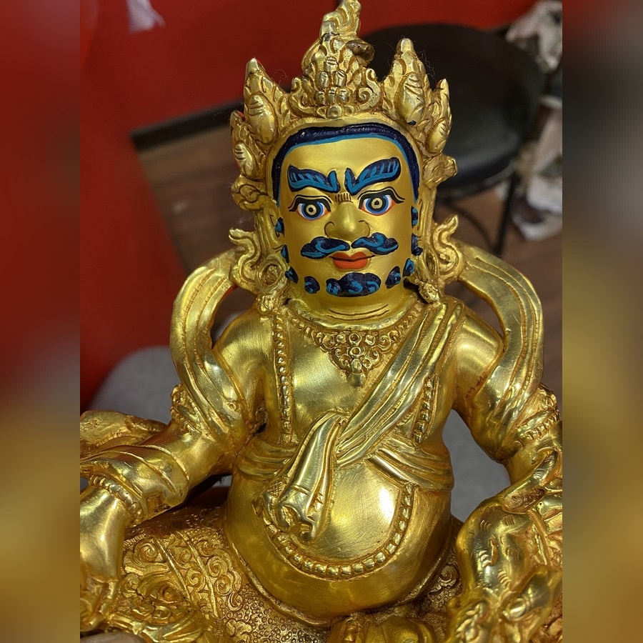 Tôn tượng Hoàng Thần Tài Dzambala 20cm