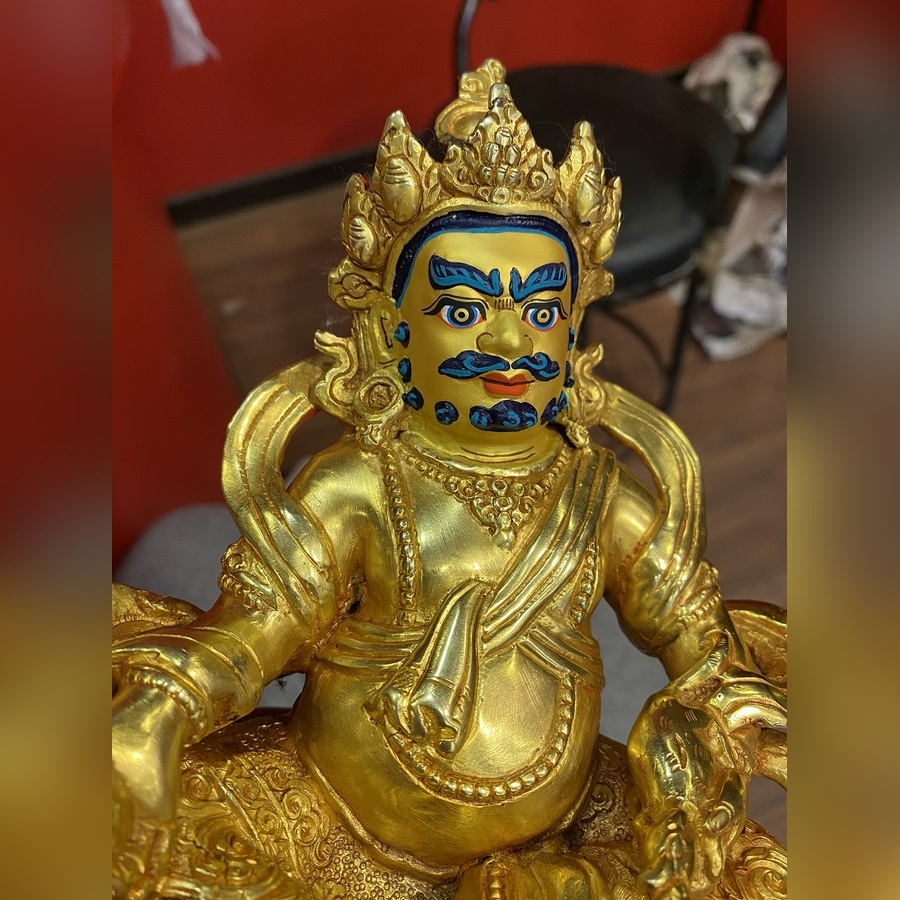 Tôn tượng Hoàng Thần Tài Dzambala 20cm
