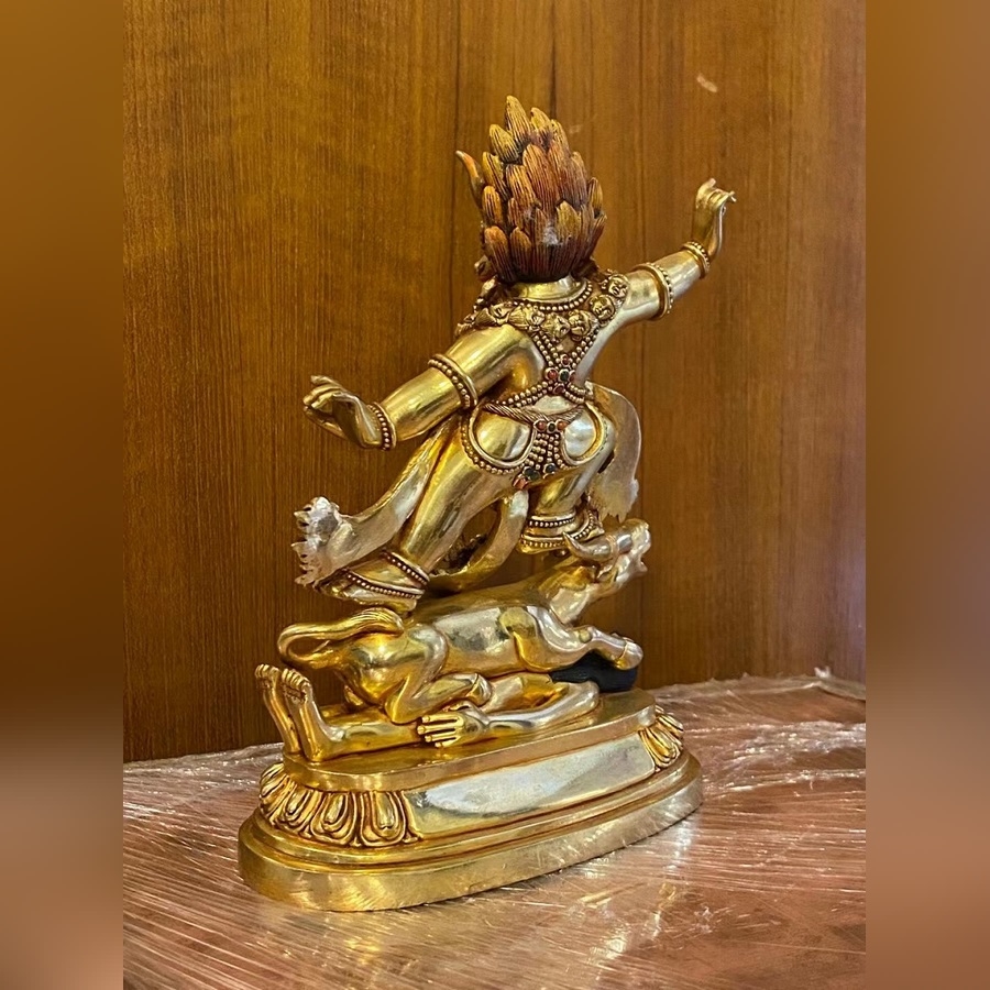 DẠ MA - YAMA 12 inch- tượng đồng Nepal