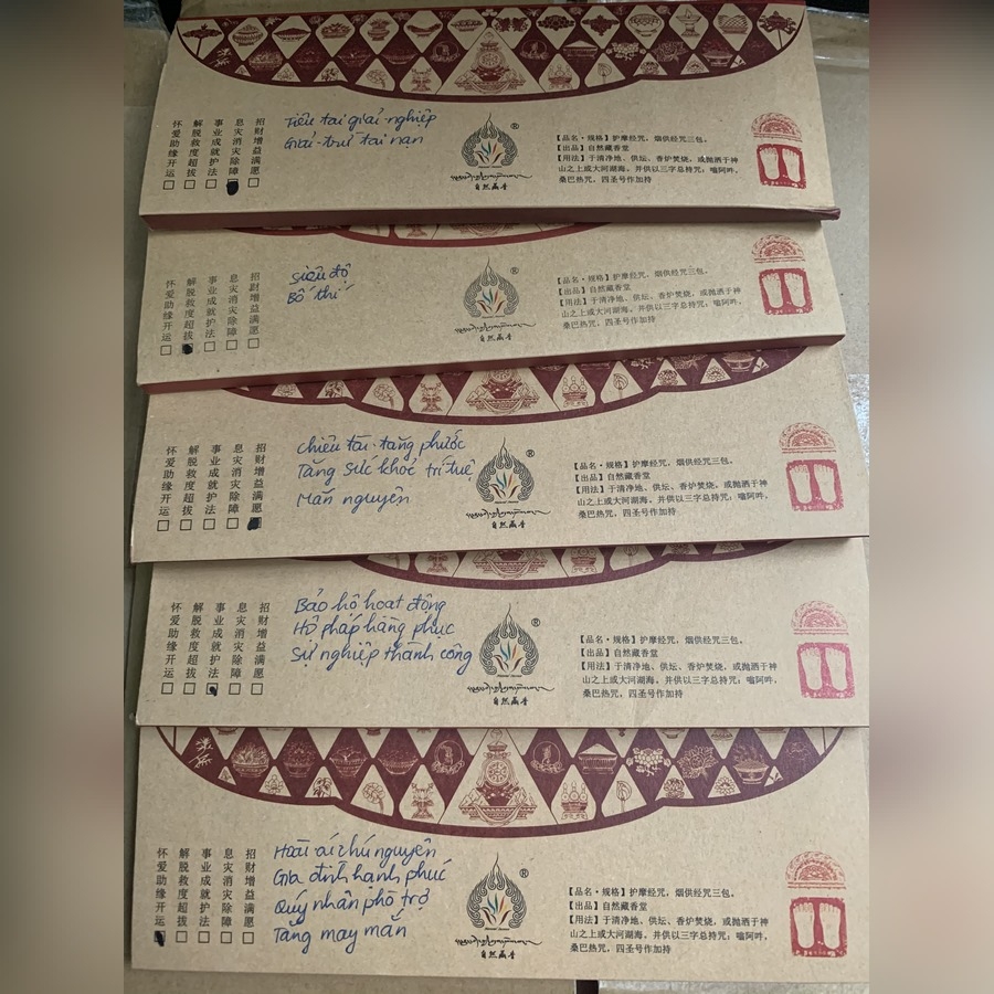 Kinh Văn Cúng Khói : chiêu tài tăng ích, siêu độ, tức tai, kính ái, hàng phục