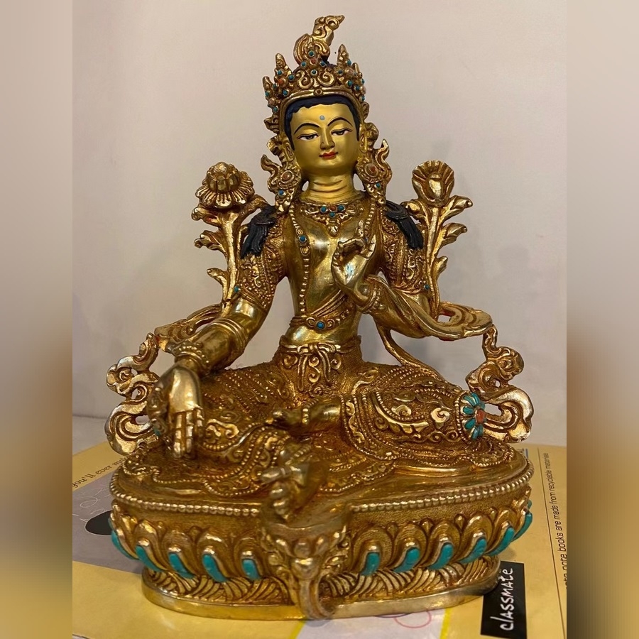TÔN TƯỢNG CÁC BỔN TÔN CAO 17CM NEPAL