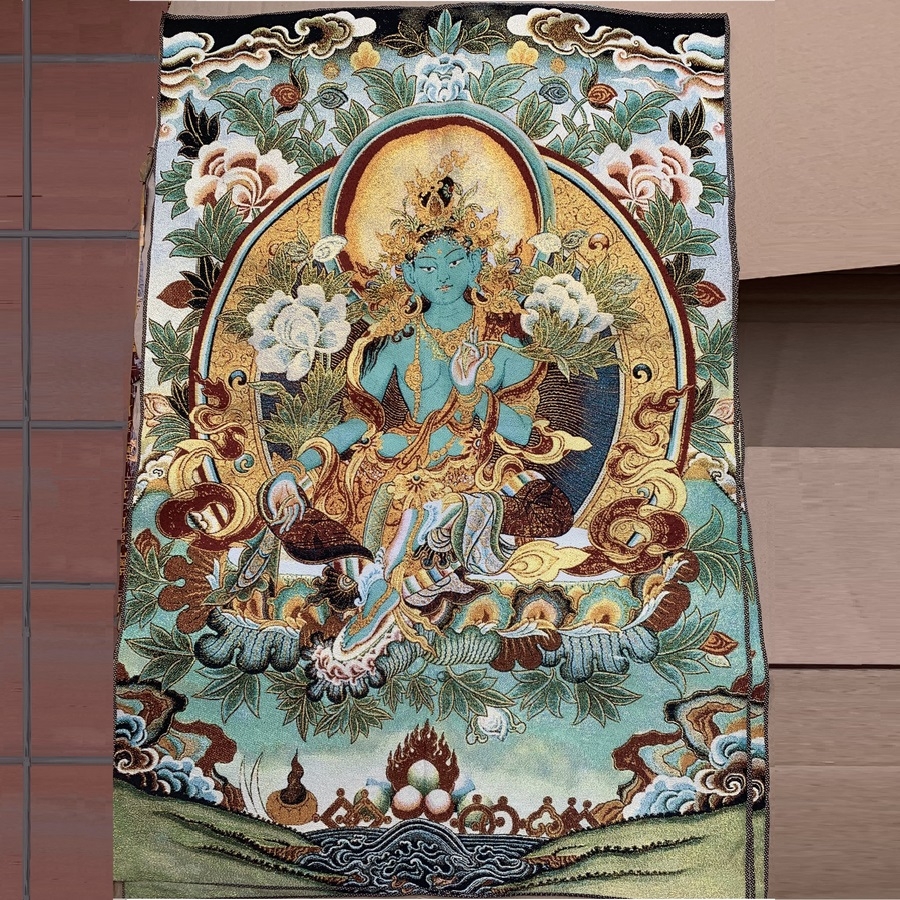 Tranh thangka Địa Tạng Bồ Tát kiểu mật