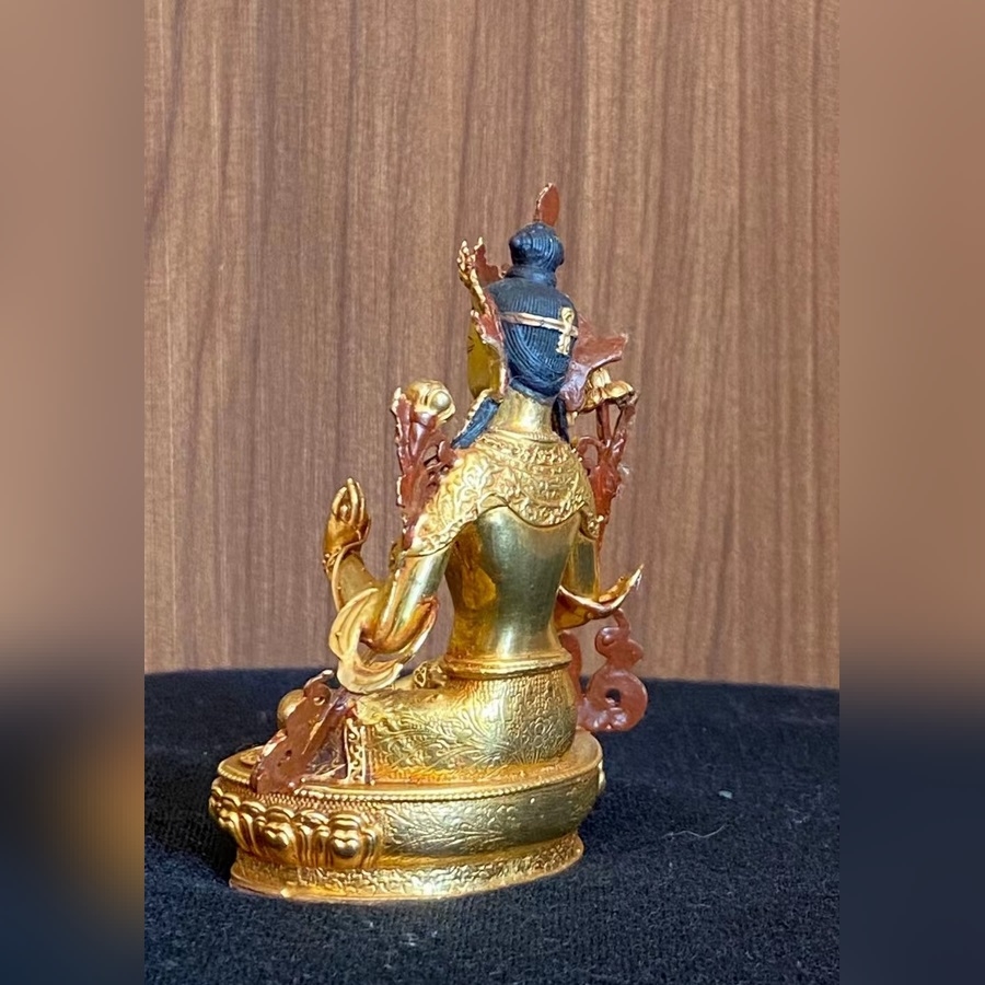 TÔN TƯỢNG GREEN GARA CỠ MINI 10cm NEPAL CAO CẤP