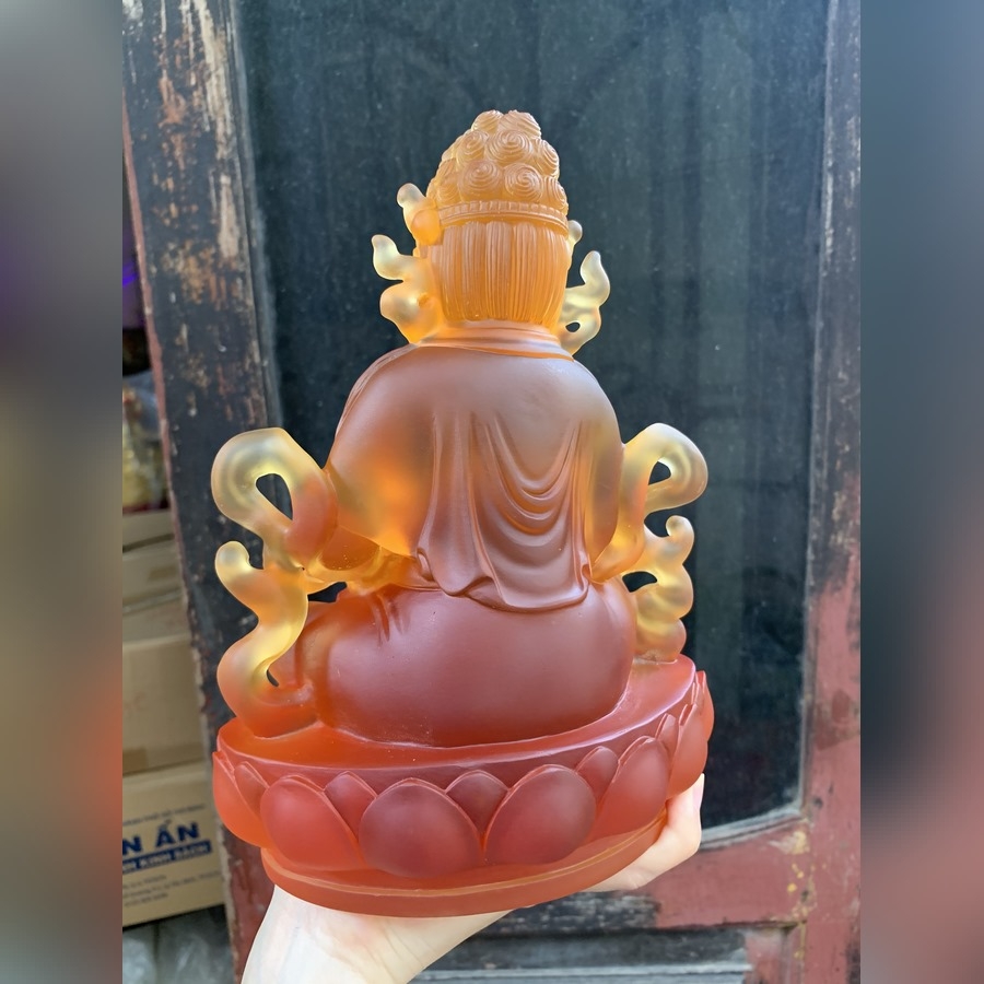 TÔN TƯỢNG DZAMBALA - HOÀNG THẦN TÀI LỚN BẰNG ĐÁ LƯU LY