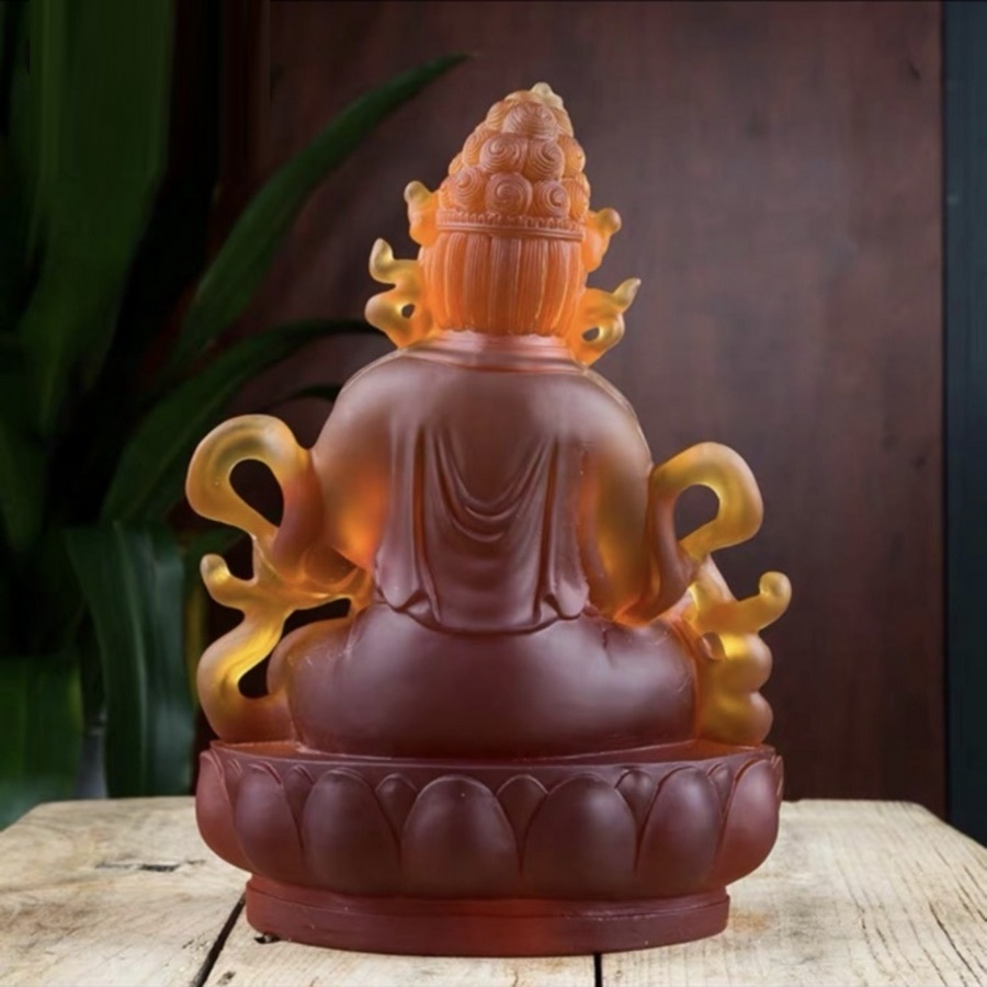TÔN TƯỢNG DZAMBALA - HOÀNG THẦN TÀI LỚN BẰNG ĐÁ LƯU LY
