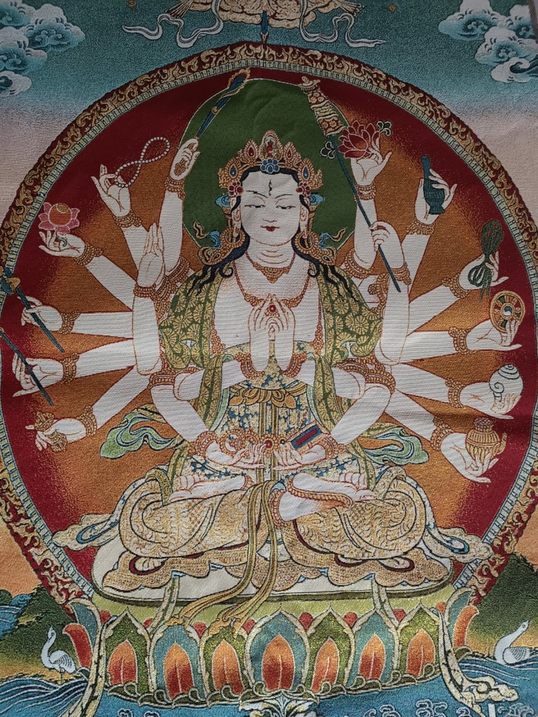 Thangka - Chuẩn Đề Bồ Tát