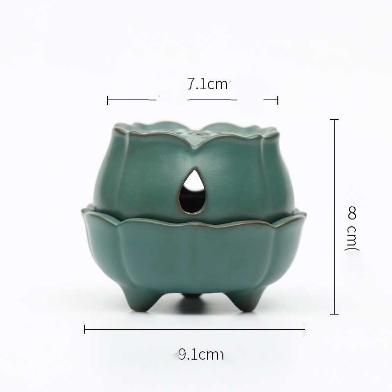 Lư trầm gốm Đài Sen Cao