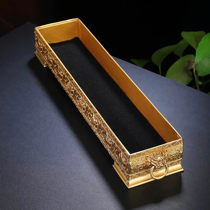 Lư hương nằm tây tạng Bát Kiết Tường dài 32cm