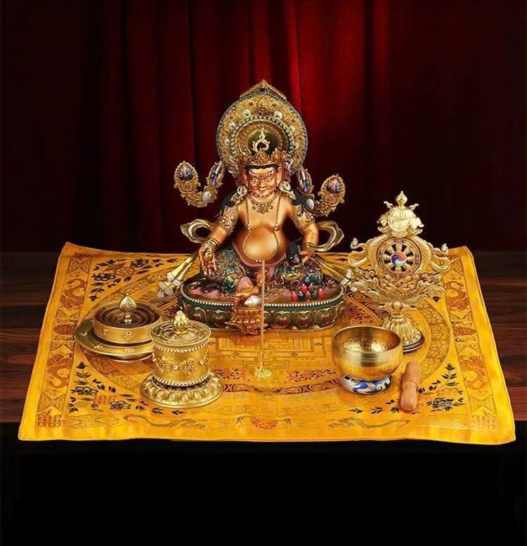 Khăn Mandala trải bàn Pháp , trải bàn thờ, bàn tụng Kinh 