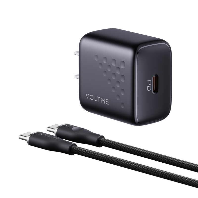 Bộ Sạc Nhanh Votme Revo 30W Lite GaN Charger Fast Charging kèm Cáp Sạc Nhanh Type-C 3A
