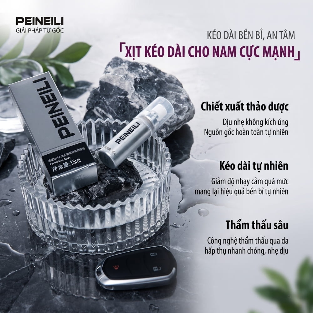 Xịt chống xuất tinh sớm Peineili 15ml