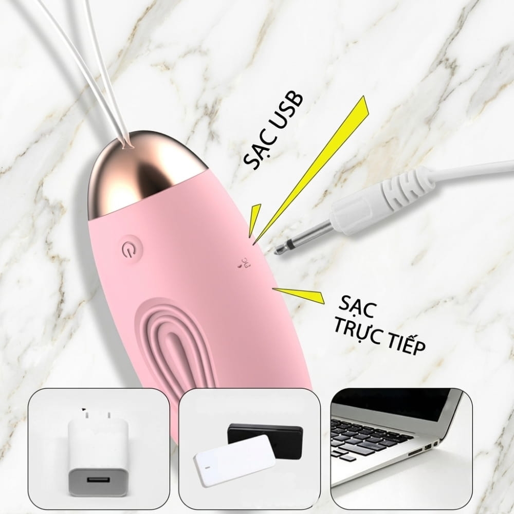 Trứng rung LiLo Cá Voi Remote