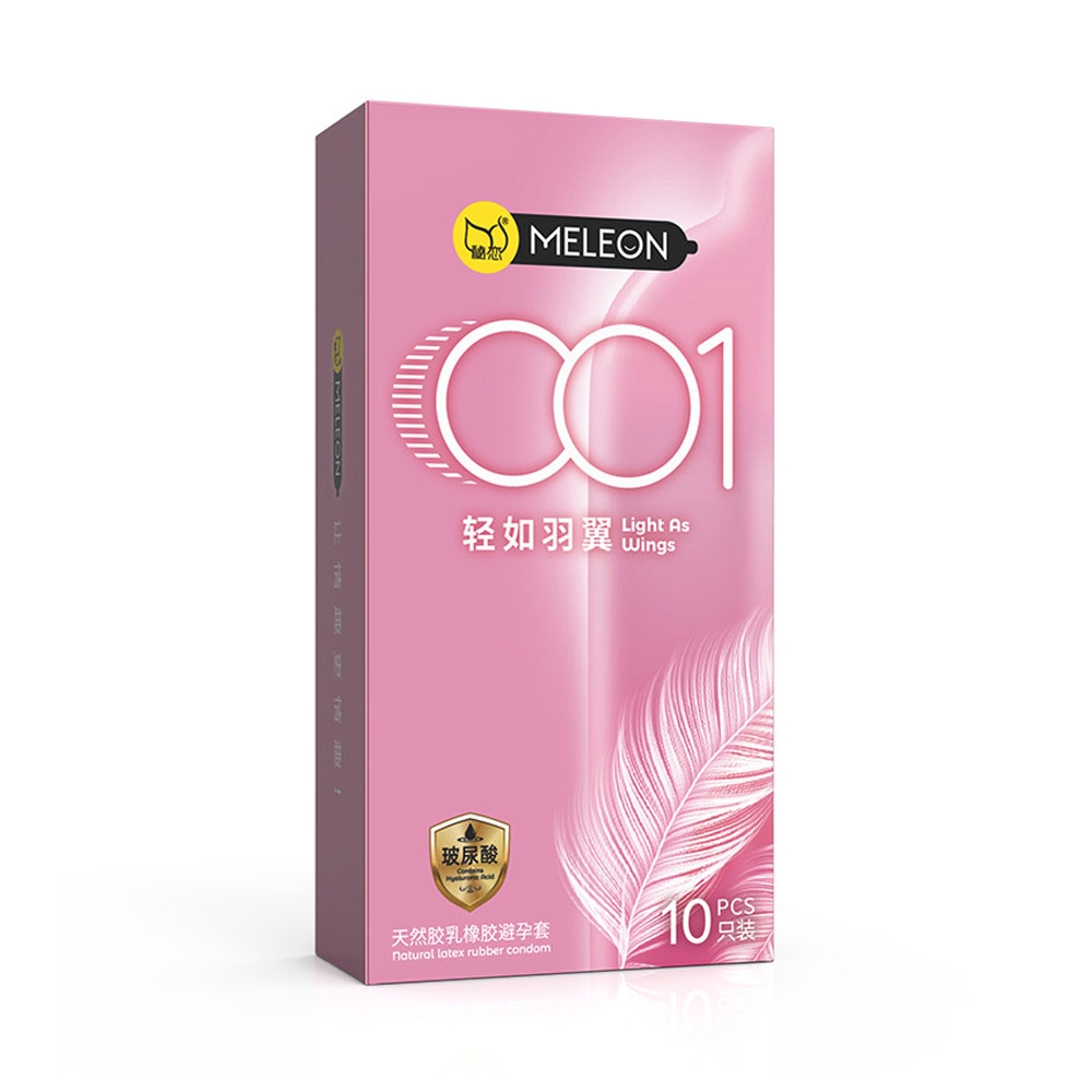 Bao cao su Meleon 001 Light As Wings siêu mỏng nhẹ hộp 10 cái