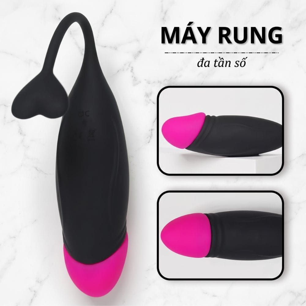 Trứng rung Boqi Penis Đuôi BQ129 Remote