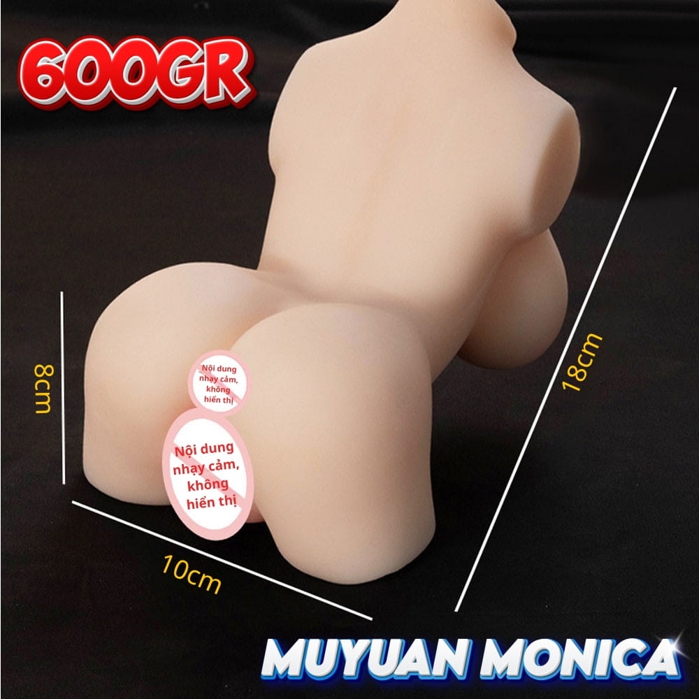 Âm đạo giả nguyên khối Muyuan Monica 600g