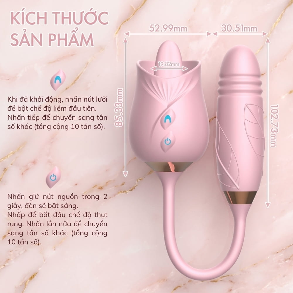 Trứng rung 2 đầu đa năng Aifeiya Shadow Licker