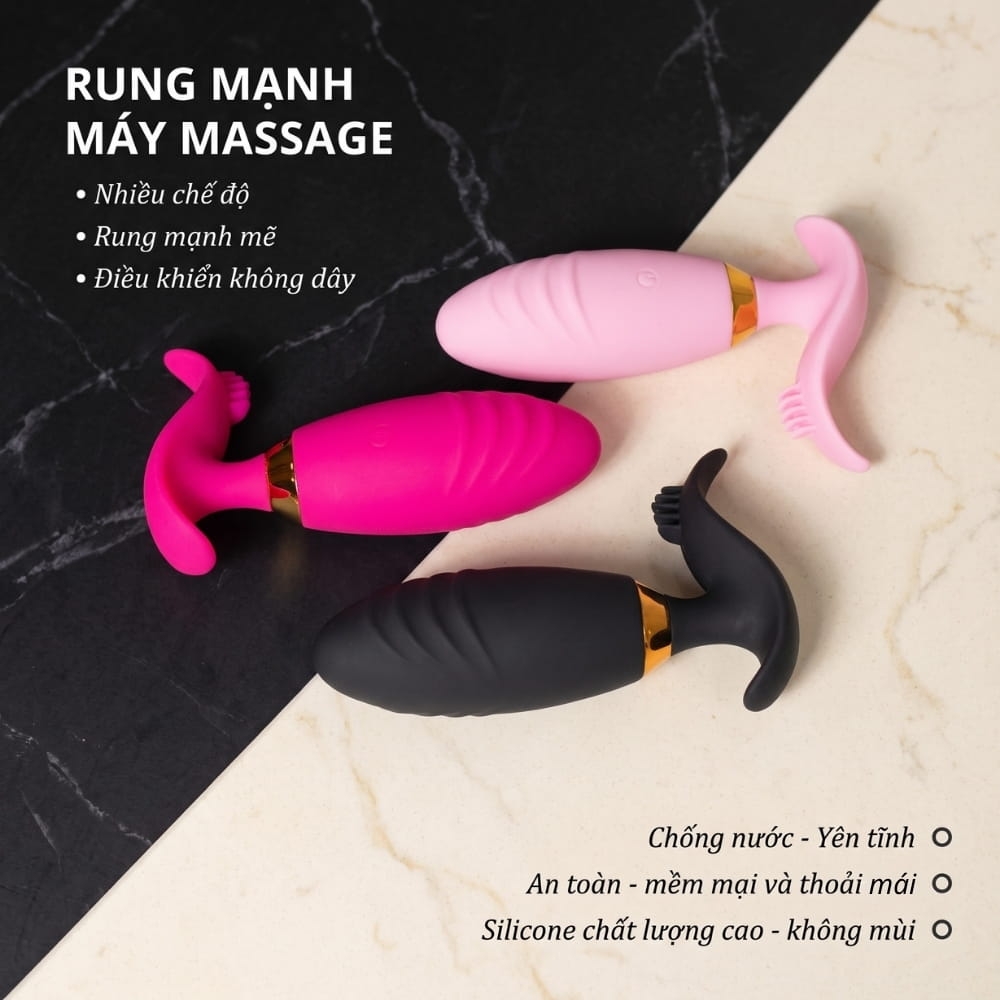 Plug hậu môn Boqi Vảy Rồng BQ74 Remote