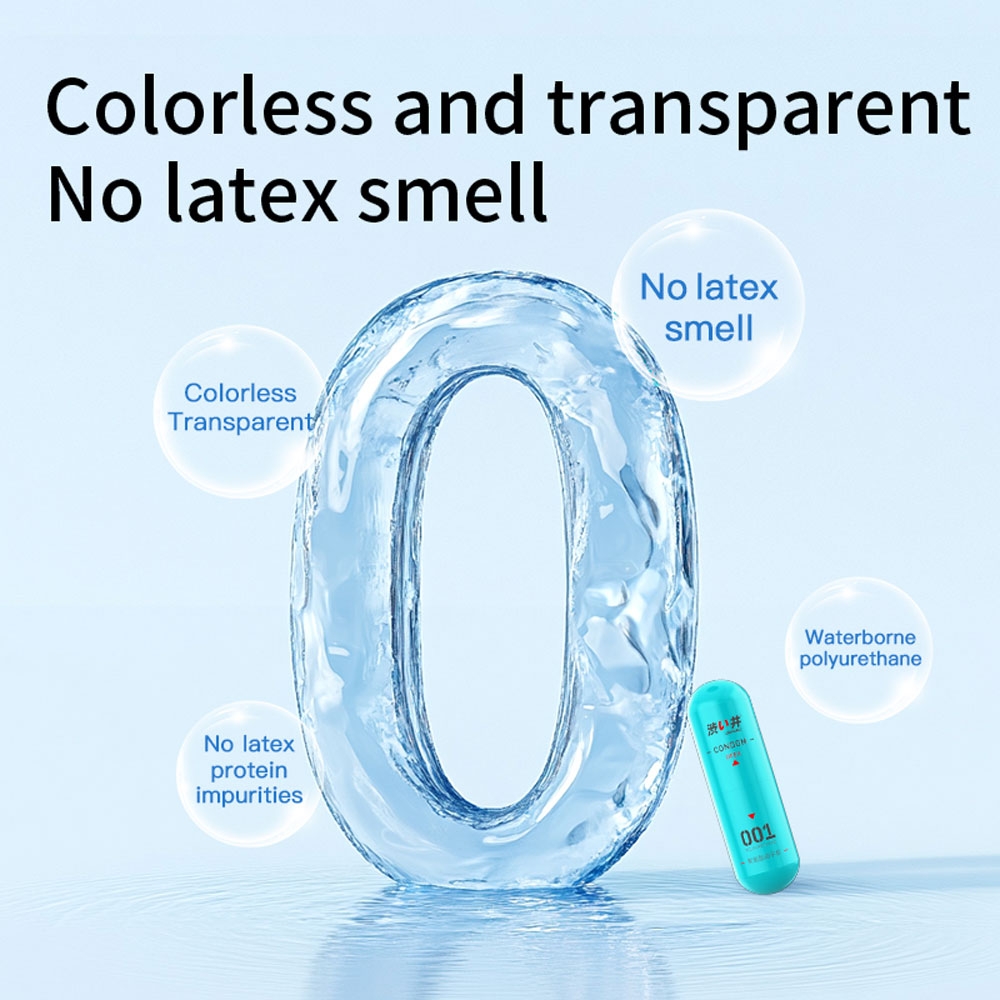 Bao Cao Su Drywell PU 001 Nude & Thin – Siêu Mỏng 001, Cảm Giác Chân Thật – Vỉ 3 Cái