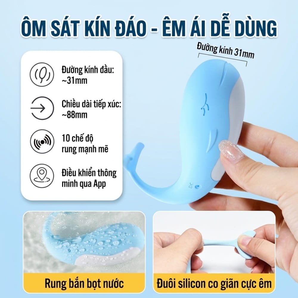 Trứng rung Jiuuy Cá Voi app