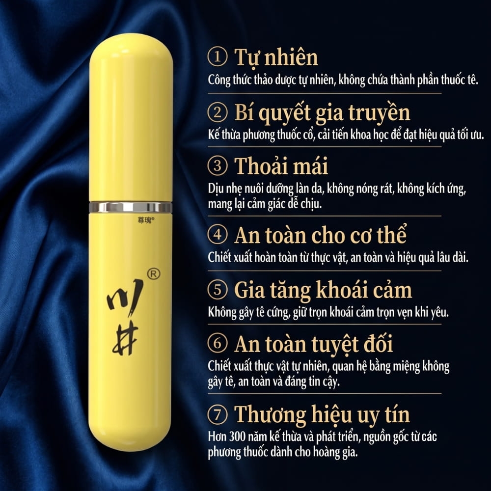 Xịt chống xuất tinh sớm ChuanJing Yellow 6ml