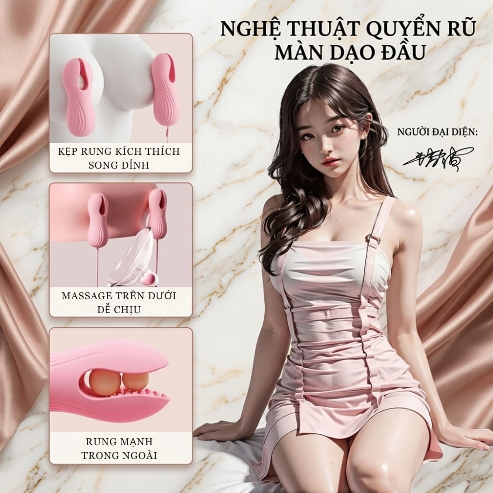 Kẹp ngực MizzZee Milk Clip - Tongue Licking