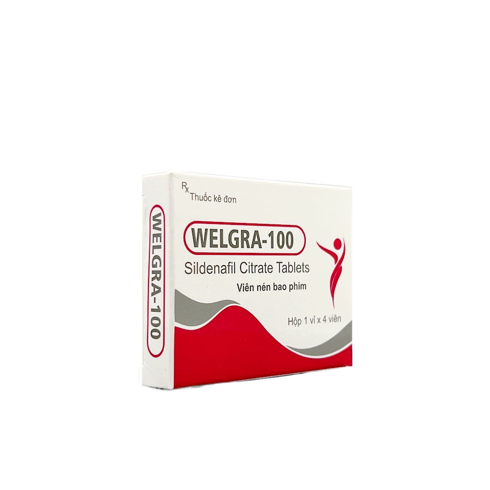 Viên uống cương dương Welgra 100 hộp 4 viên