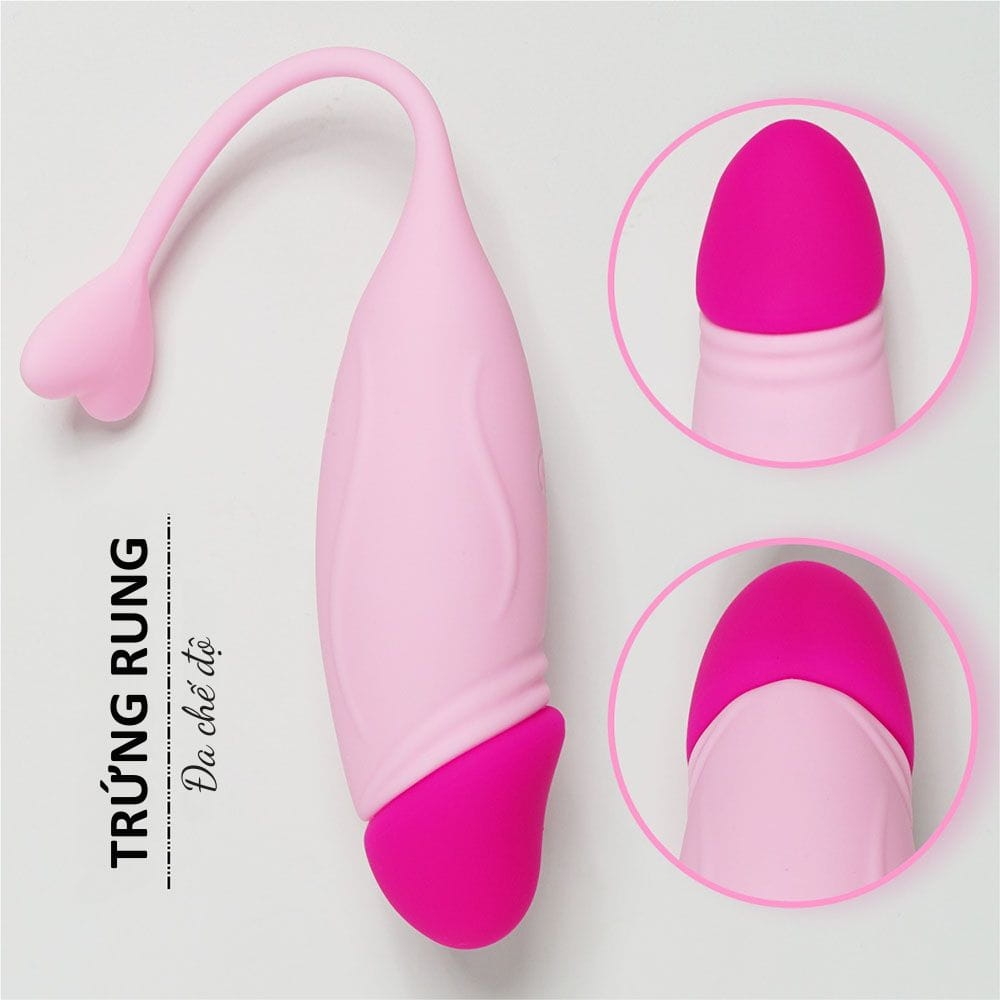 Trứng rung Boqi Penis Đuôi BQ129 Remote