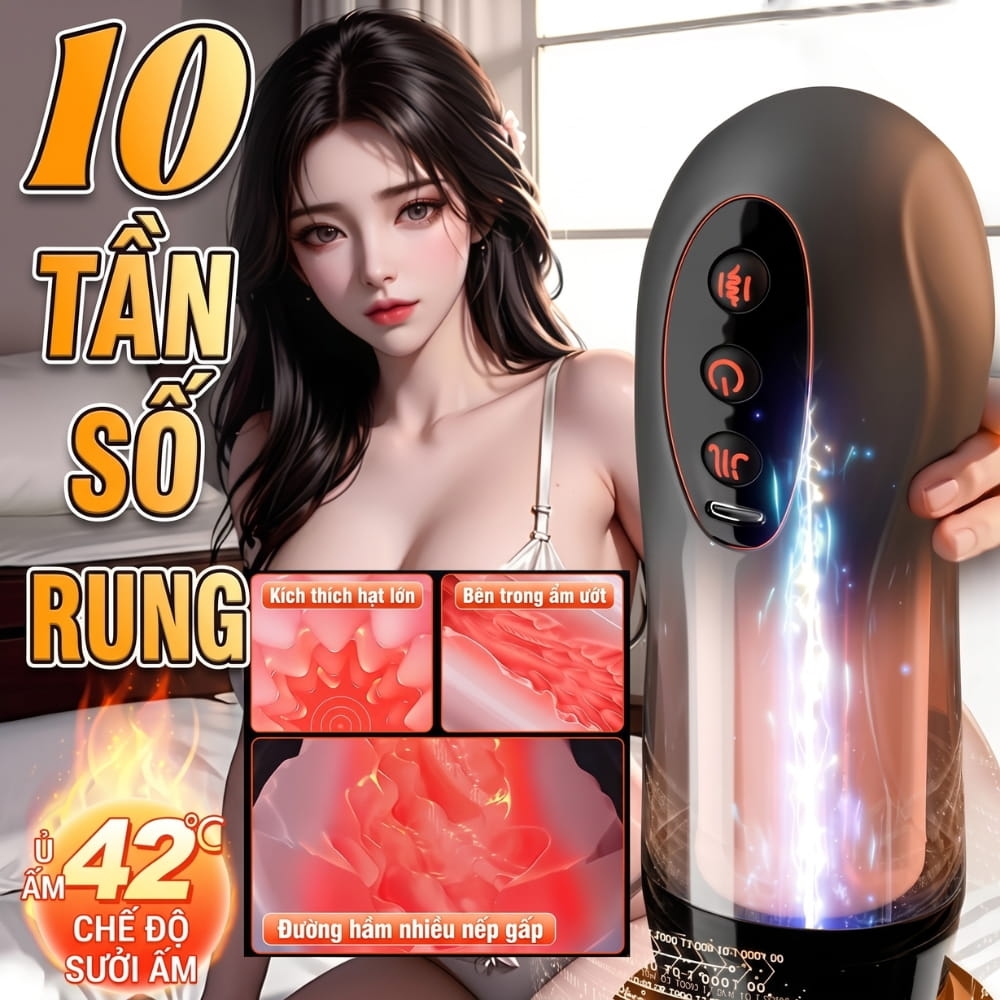 Âm đạo giả hít tường đa năng Jiuai Explorer Cup (có app)