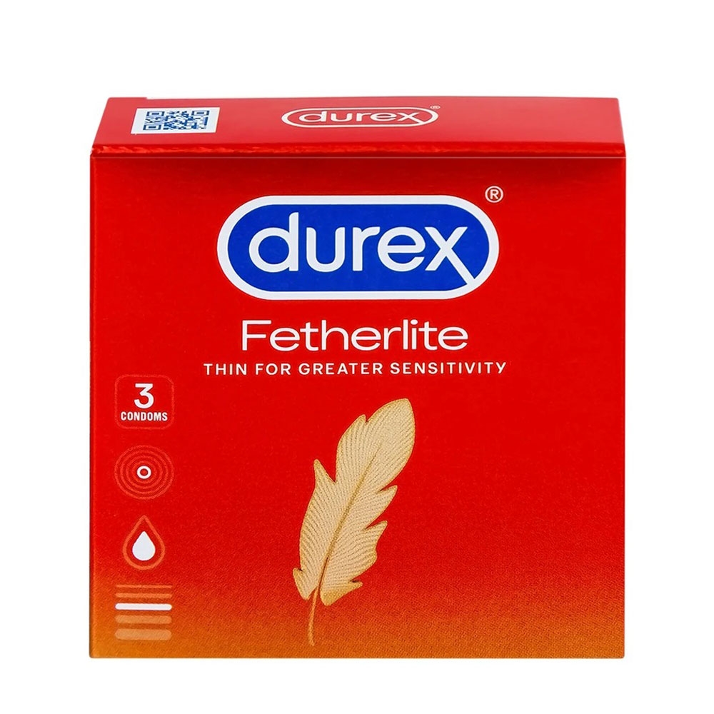 Bao cao su Durex Fetherlite siêu mỏng hộp 3 chiếc