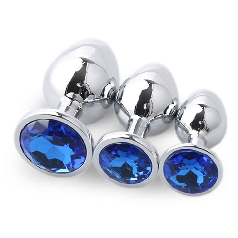 Plug hậu môn Inox Đính Đá
