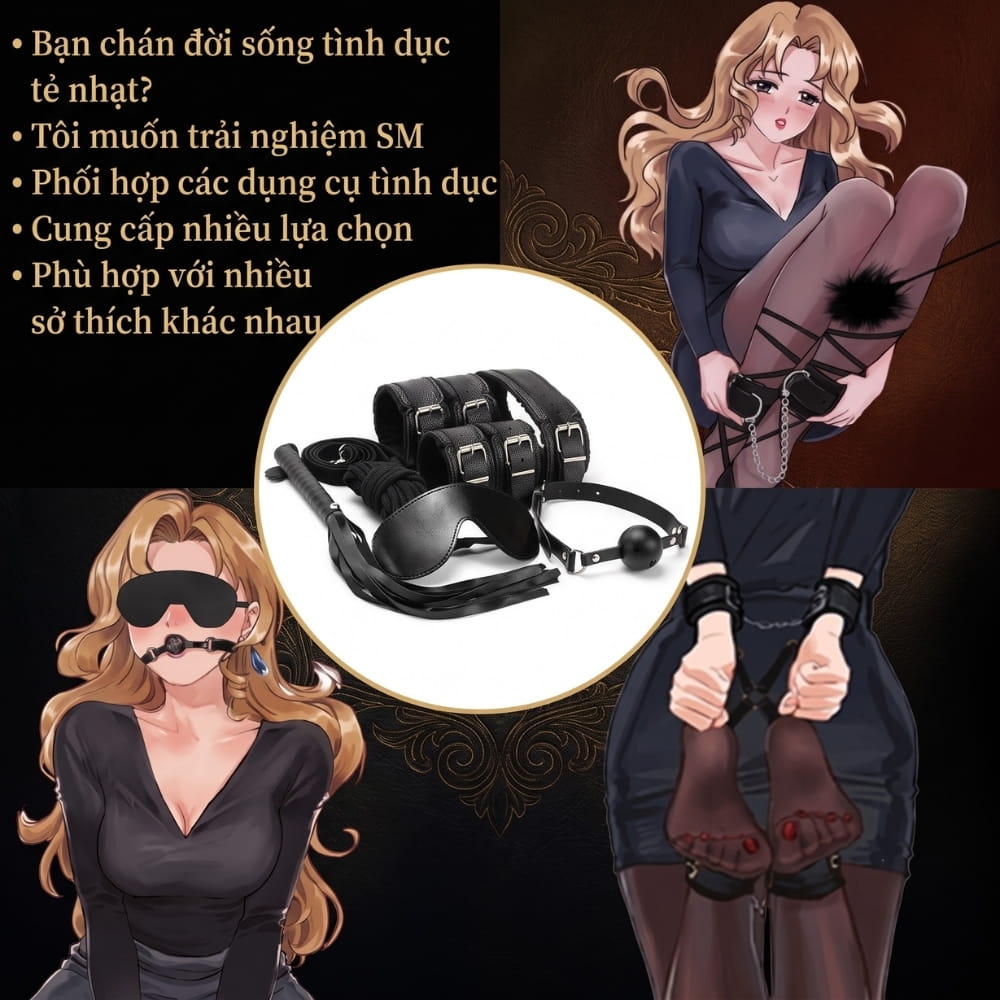 BDSM Bộ bạo dâm 10 món Jiuai