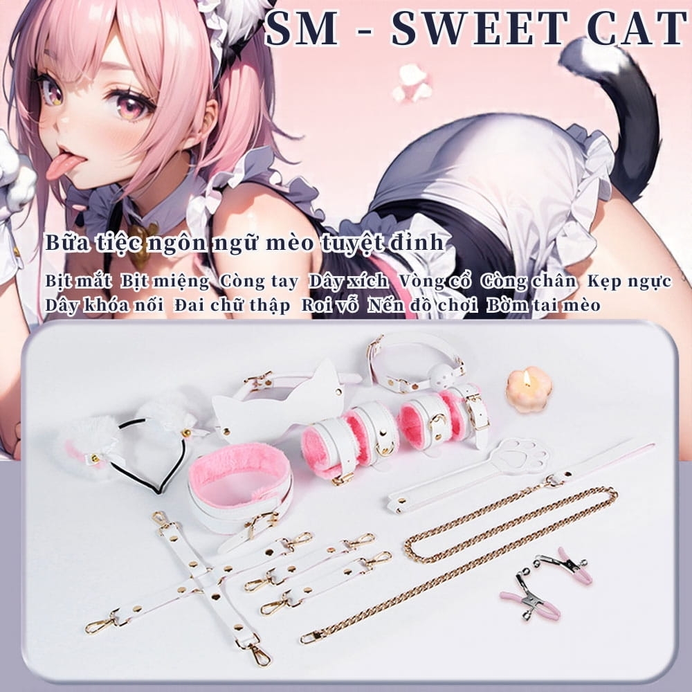Bộ bạo dâm Jiuai Sweet Cat 12 món