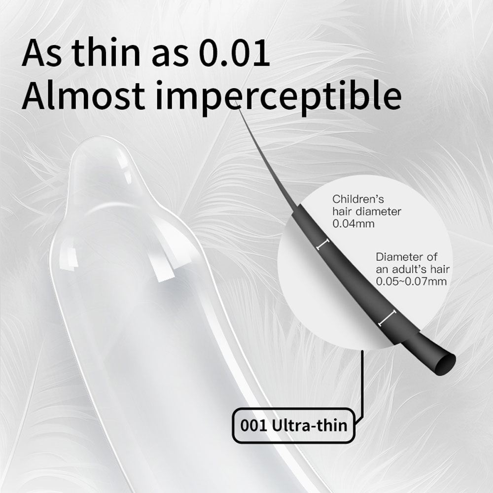 Bao cao su DryWell PU 001 Nude & Thin – Siêu mỏng 001 chân thật – Hộp 6 viên