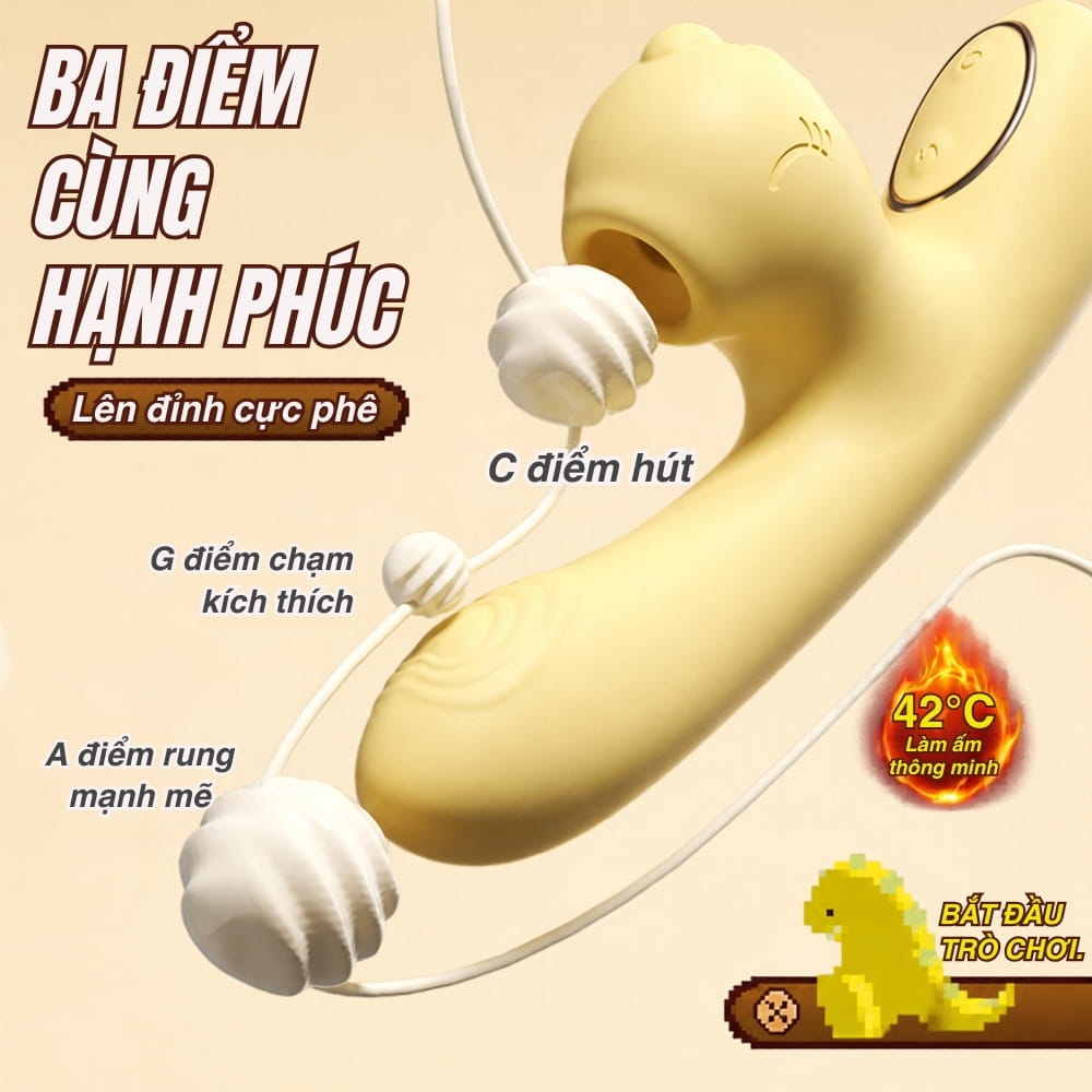 Dương vật giả đa năng Mizzzee DouDou Long
