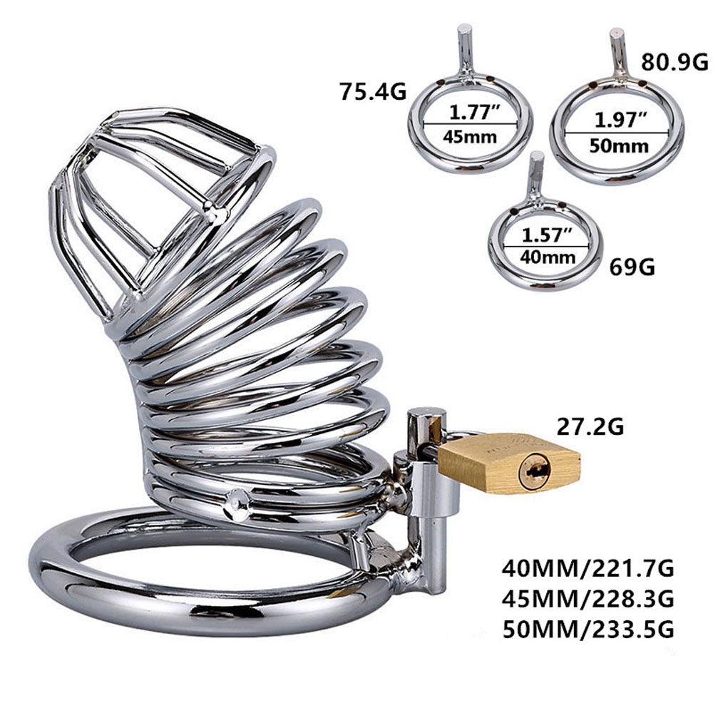 BDSM Khóa dương vật Vòng inox bạo dâm chính hãng