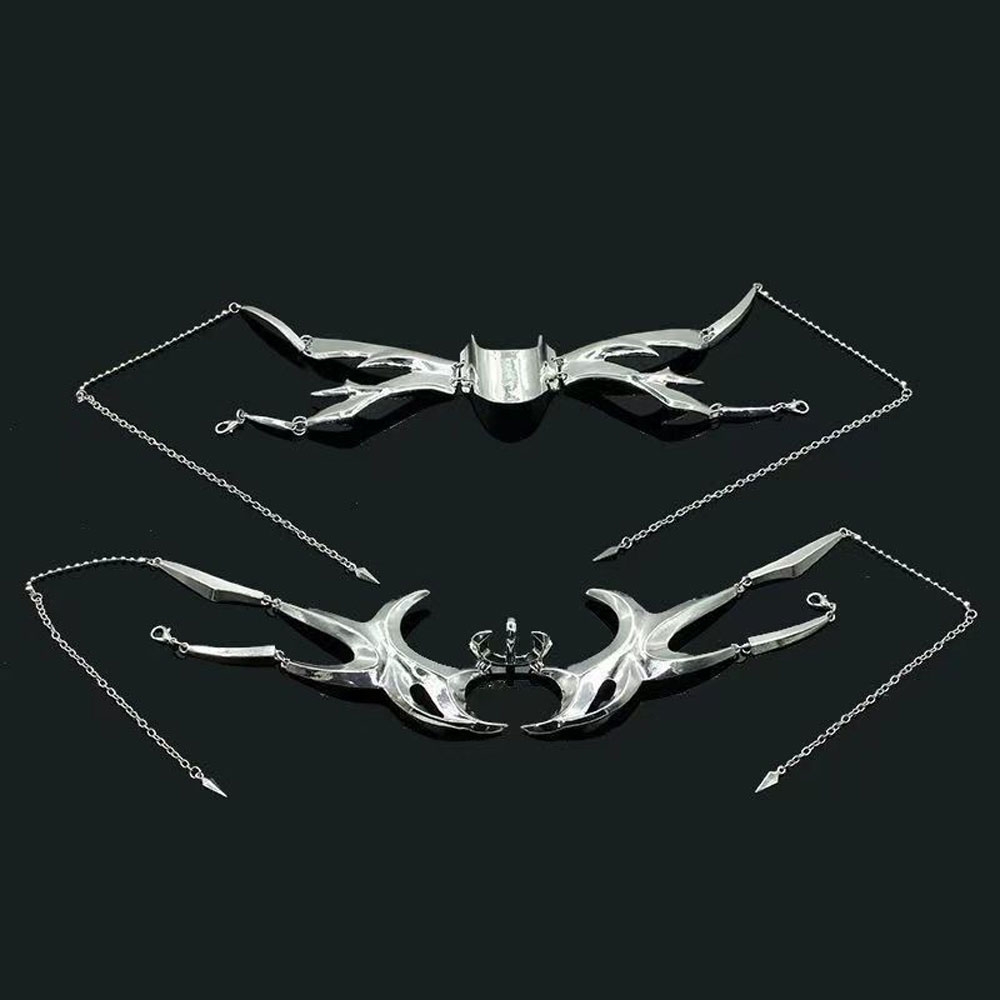 BDSM Mặt nạ mũi A + cằm Cyberpunk inox bạo dâm chính hãng