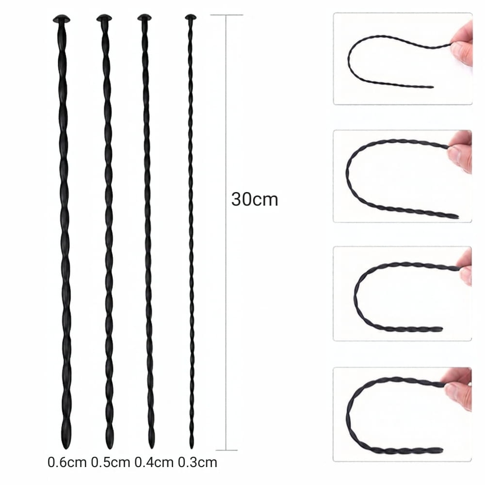 Que kích thích niệu đạo chuỗi hạt silicone