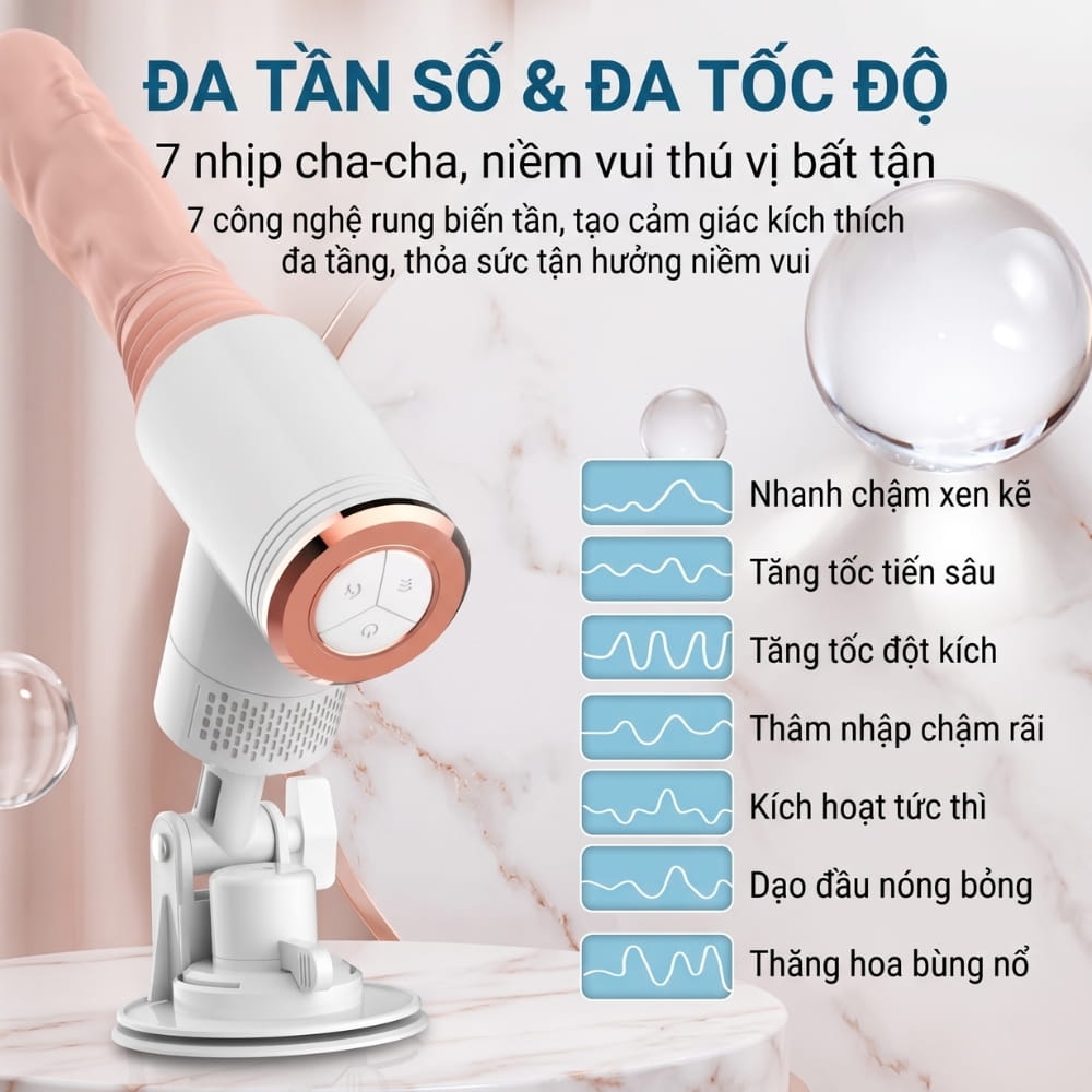 Dương vật giả hít tường đa năng Dibe Muscle Man