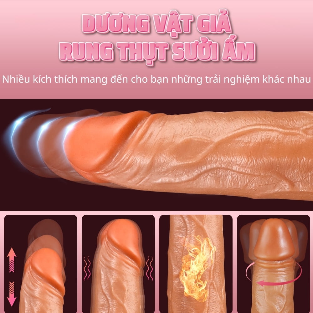 Dương vật giả hít tường đa năng Muha Man Root remote