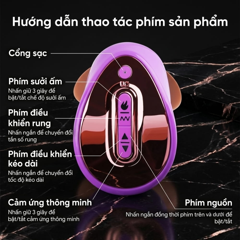Dương vật giả đa năng Joker TSN Hồng